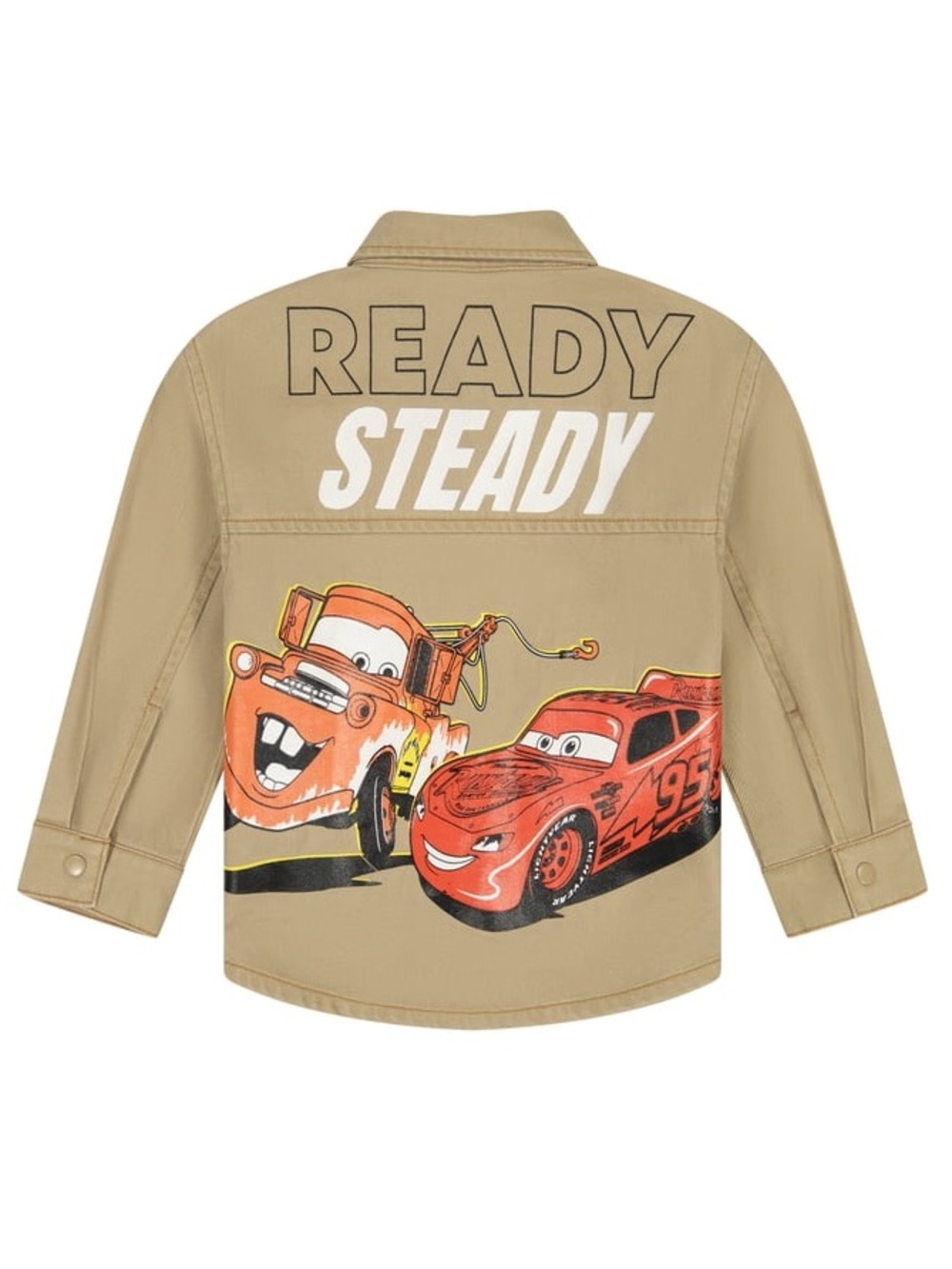 Disney Pixar Cars Lightning McQueen Toddler Shacket size 5T - Picture 2 of 14